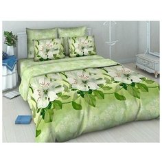 Василиса Постельное бельё 2 сп. «Василиса» Шафран 175х215 см, 200х220 см, 70х70 см - 2 шт.