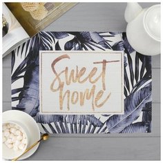 Салфетка на стол "Sweet home", ПВХ, 40х29 см 4780286 Доляна