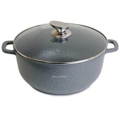 Кастрюля Kamille 28х12,5 см/6,5 л с антипригарным покрытием Гранит 4426
