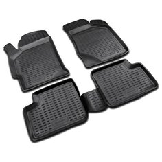 Комплект ковриков салона ELEMENT NLC.25.12.210 для Kia Spectra 4 шт. черный