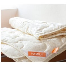 Одеяло GoldTex HomeTextile FAMILY SOFT Finnefill/сатин-жаккард, 172x205см, 2сп. Бежевый