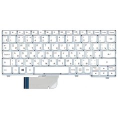 Клавиатура для ноутбука Lenovo IdeaPad 100S-11IBY белая без рамки