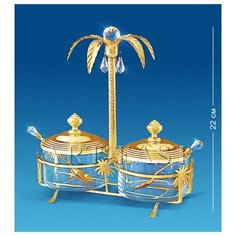 Сахарница двойная (Юнион) AR-1080 113-601575 Crystal Temptations