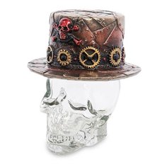 Флакон Шляпа в стиле Стимпанк на стеклянном черепе WS-1031 113-906354 Veronese