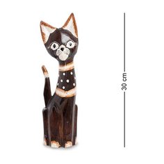 Статуэтка Кошка 30 см (албезия, о.Бали) 99-149 113-403970 Decor & Gift