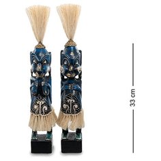 Статуэтка Асмат набор из двух, 33 см 22-022 113-403110 Decor & Gift
