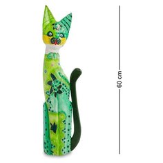 Статуэтка Кошка 60 см (албезия, о.Бали) 99-285 113-404106 Decor & Gift