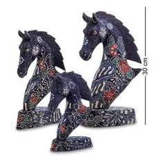 Фигурка Лошадь набор из трех 25,20,15 см (батик, о.Ява) 10-015 113-402381 Decor & Gift