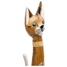 Статуэтка Кошка 60 см (албезия, о.Бали) 99-027 113-403848 Decor & Gift