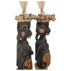 Статуэтка Асматы набор из двух (албезия, о.Бали) 99-446 113-404267 Decor & Gift