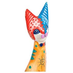 Статуэтка Кошка 60 см (албезия, о.Бали) 99-264 113-404085 Decor & Gift