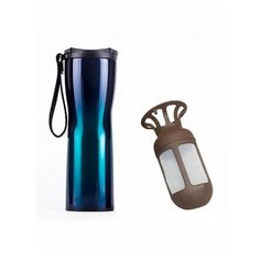 Термокружка Xiaomi Kiss Kiss Fish MOKA Smart Cup OLED 430мл Градиент синий