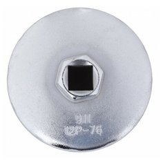 Съемник масляного фильтра "чашка" 12-гранная 76мм "AV Steel"
