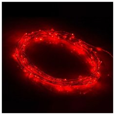 Светодиодная гирлянда ARD-CLASSIC-DEW-5000-CLEAR-100LED-STD Red (12V, 2.1W) (Ardecoled, IP65)