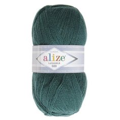 Пряжа ALIZE "Lanagold 800", 49% шерсть, 51% акрил, 800 м*100 г, 426 темно-зеленая