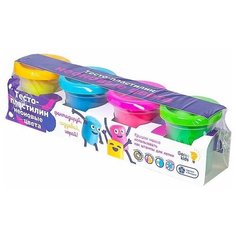 Тесто-пластилин, Genio kids (лепка из теста для детей, неоновые цвета, TA1016V)