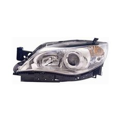 SUBARU IMPREZA фара леваялинза под корректор внутри хром 220-1115L-LDEM1 неоригинал Depo
