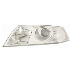 SKODA OCTAVIA фара левая линзован П/корректор 665-1111L-LD-EM неоригинал Depo