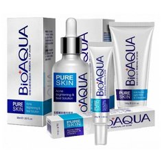 BIOAQUA Набор средств по уходу за лицом против акне и прыщей 3 средства