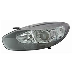 RENAULT FLUENCE фара правая линза (ксенон) под корректор , внутри черная 551-1185RNLEHM2 неоригинал Depo