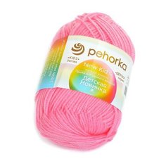 Пряжа Пехорка Детская новинка, 100 % акрил, 50 г, 200 м, 10 шт., 11 яр.розовый