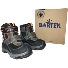 Осенние ботинки Bartek 22 размер, черно-коричневые