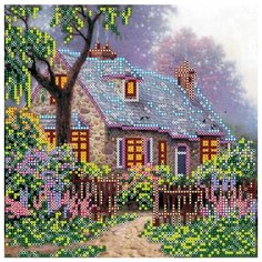 Схема на холсте абрис АРТ АС-404 Сказочный домик 20х20 см Abris ART