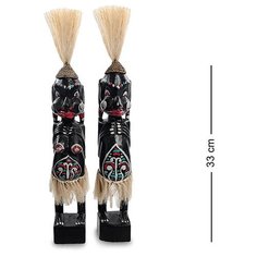 Статуэтка Асмат набор из двух, 33 см 22-033 113-403121 Decor & Gift