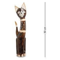 Статуэтка Кошка 50 см (албезия, о.Бали) 99-147 113-403968 Decor & Gift
