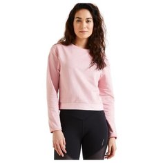 Толстовка с длинными рукавами для фитнеса короткая EU46 RU52 Розовый DOMYOS Х Декатлон Decathlon