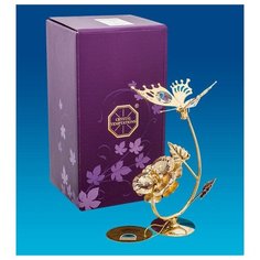 Фигурка Бабочка на цветке (Юнион) AR-1386 113-602873 Crystal Temptations