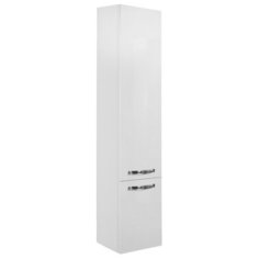 Шкаф-колонна AQUATON Ария 1A134403AA010 340x299x1623 подвесная с бельевой корзиной, белый глянец Акватон