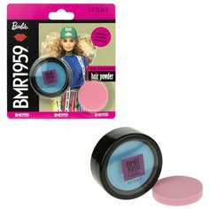 Пудра для волос Lukky Barbie, со спонжем, голубой, 3,5 г (Т20062)
