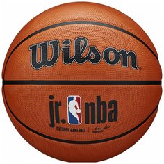 Баскетбольный мяч Wilson JR. NBA Authentic Outdoor, WTB9600XB05, р.5, коричневый