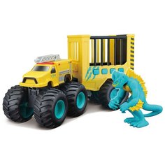 Maisto Машинка на радиоуправлении FM Monster Transport 4x4, Морской монстр, желтая