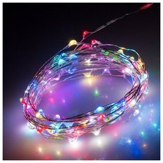 Светодиодная гирлянда ARD-CLASSIC-DEW-5000-CLEAR-100LED-STD RGB (12V, 3.2W) (Ardecoled, IP65)
