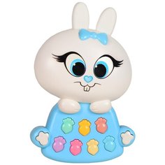 Интерактивная развивающая игрушка Smart Baby Зайчик, голубой