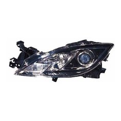 MAZDA 6 фара ЛЕВАЯ+/- корректор внутри черная 216-1155L-LDEM2 неоригинал Depo