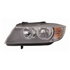 BMW E90 фара левая под корректор внутри черная 444-1165L-LDEM2 неоригинал Depo