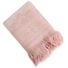 Полотенце кантри пудровое Хлопок 100%, 50х90, Пудровый Tana