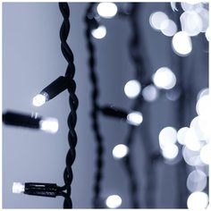 Светодиодная гирлянда ARD-CURTAIN-PRO-2000x3000-BLACK-760LED-FLASH WHITE/WHITE (230V, 70W) (Ardecoled, IP65) Arlight