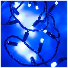 Светодиодная гирлянда ARD-String-Classic-10000-Black-100LED-Flash Blue (230V, 7W), 1шт, ARdecoled, 025803