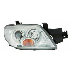 MITSUBISHI OUTLANDER фара правая линзован без корректора внутри хром 214-1179R-LD-E1 неоригинал Depo