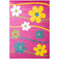 Недорогой детский синтетический ковер Crystal Merinos 1021-Purple прямоугольник (240*340 см)