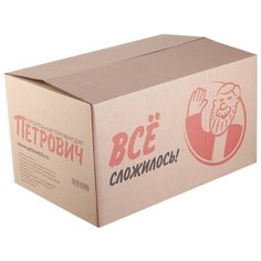 Коробка упаковочная Петрович Все сложилось! 570х380х310 мм с боковыми прорезями
