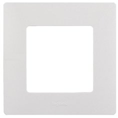 Рамка Legrand Etika 672501 одноместная универсальная белая