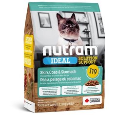 Nutram корм для взрослых кошек всех пород, чувствительное пищеварение 400 гр (2 шт)
