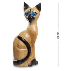 Статуэтка Кот "Хвостатый друг" суар 30 см 40-006, Decor and Gift