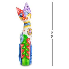 Статуэтка "Кошка" 50 см (албезия, о.Бали) 99-265, Decor and Gift