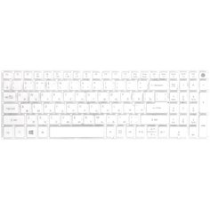 Клавиатура для ноутбука Acer Aspire V3-574G, E5-573, F5-572 Series. Г-образный Enter. Белая, без рамки. PN: NSK-R37SQ 0R.